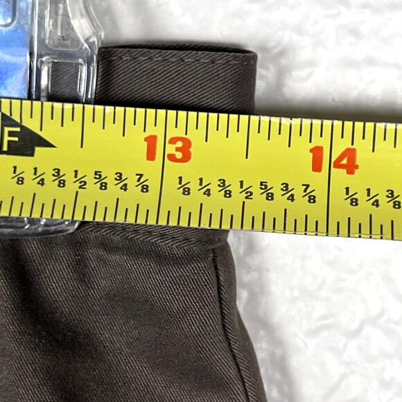 Style & Co Sz 4P High-Rise Velvety Shorts Olive Green - Picture 7 of 9